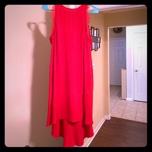 H&M Red high-low dress